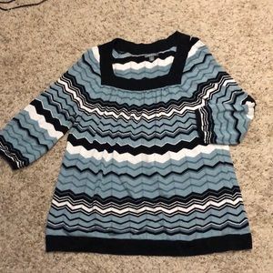 Chevron pattern sweater